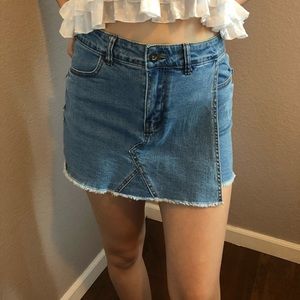 Denim skort